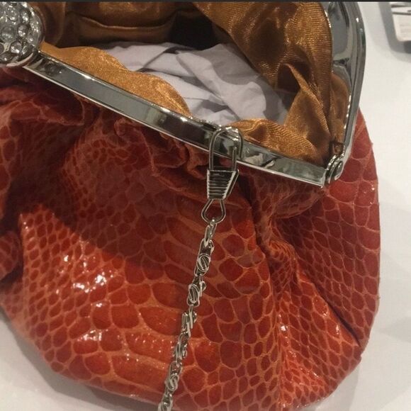Elegant Orange Clutch Bag - Picture 8 of 8